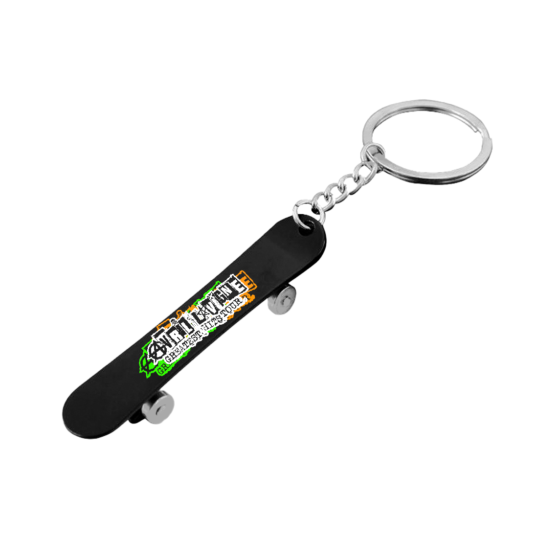 Skate Deck Bottle Opener Keychain
