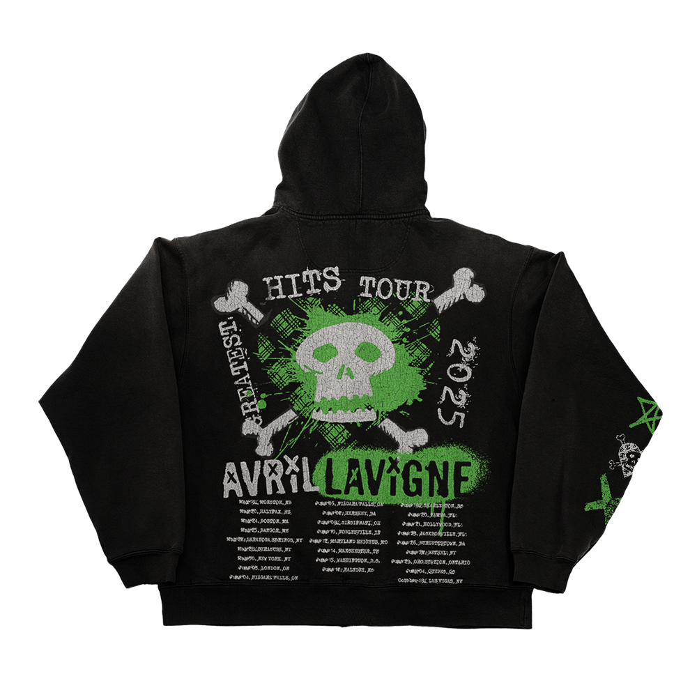 Greatest Hits 2025 Tour Zip Up Hoodie (D2C Exclusive) Back