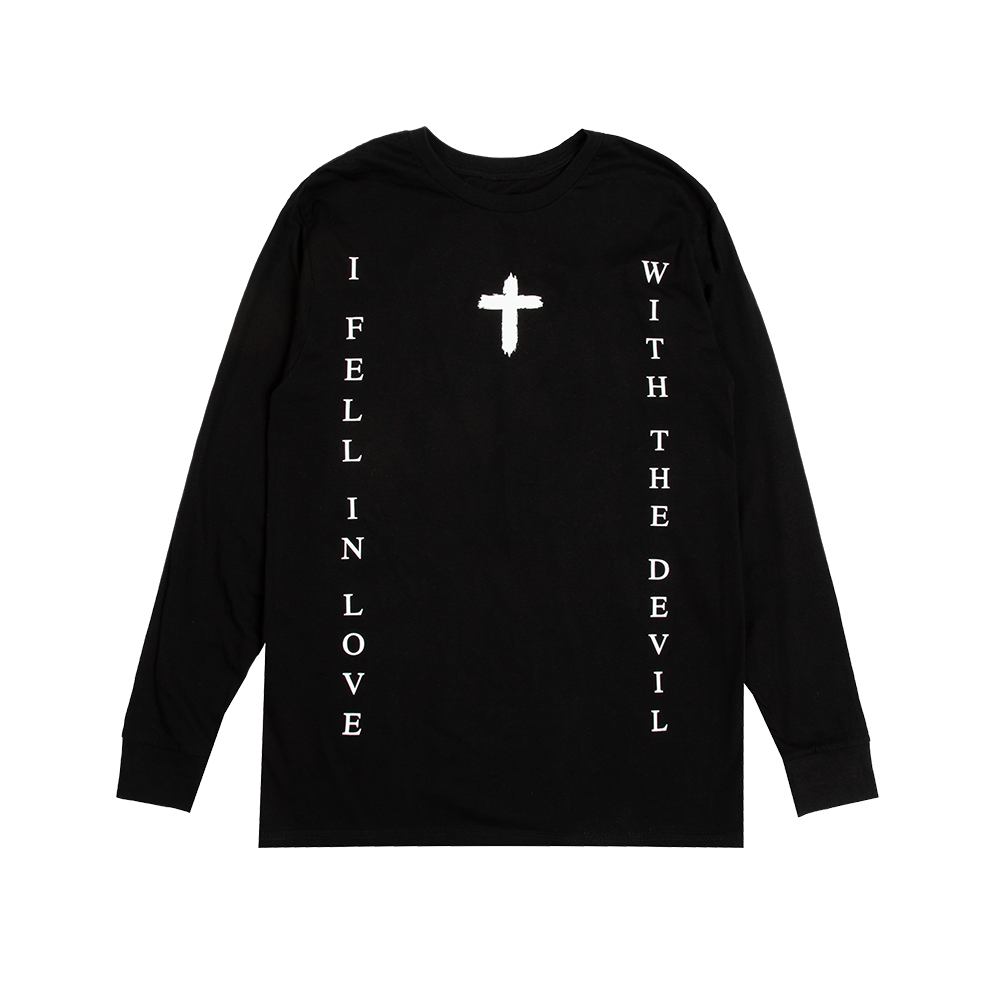 White Cross Unisex Longsleeve T-Shirt