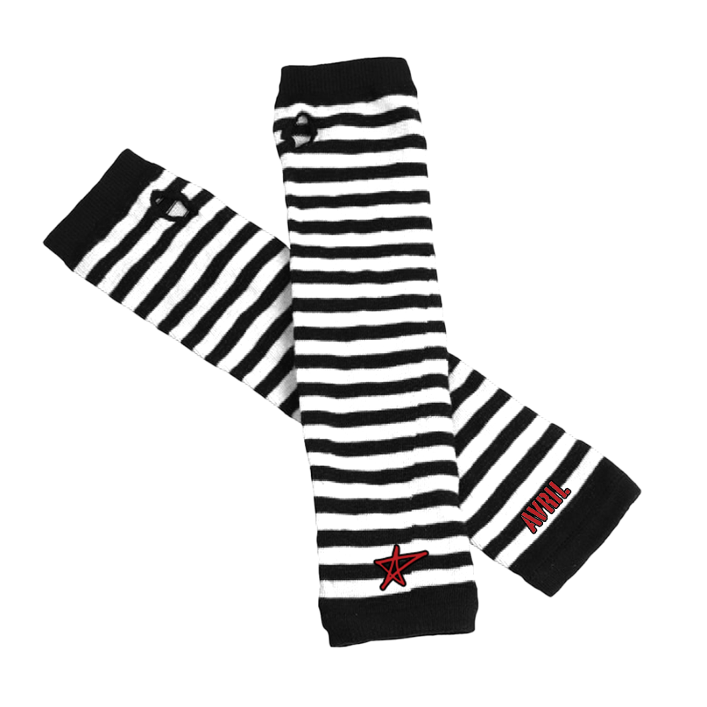 STRIPED ARM WARMERS - Avril Lavigne Official Store STRIPED ARM WARMERS - Avril Lavigne Official Store