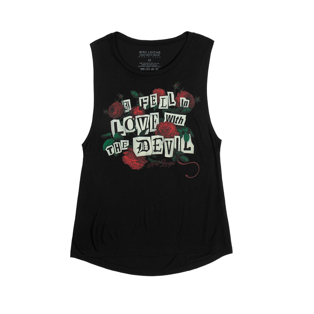 I Fell In Love With The Devil Roses Tank Top