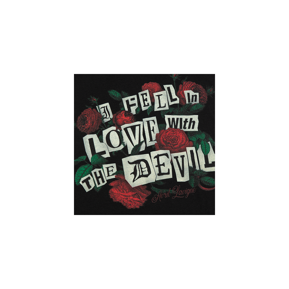 I Fell In Love With The Devil Roses Tank Top Detail