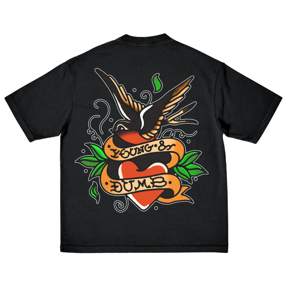 Young & Dumb Tshirt Back
