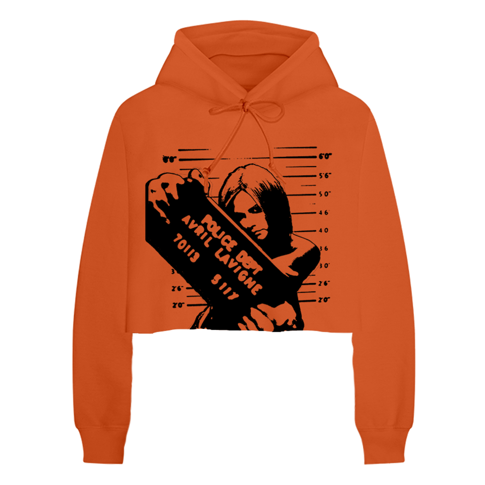 Mugshot Crop Hoodie