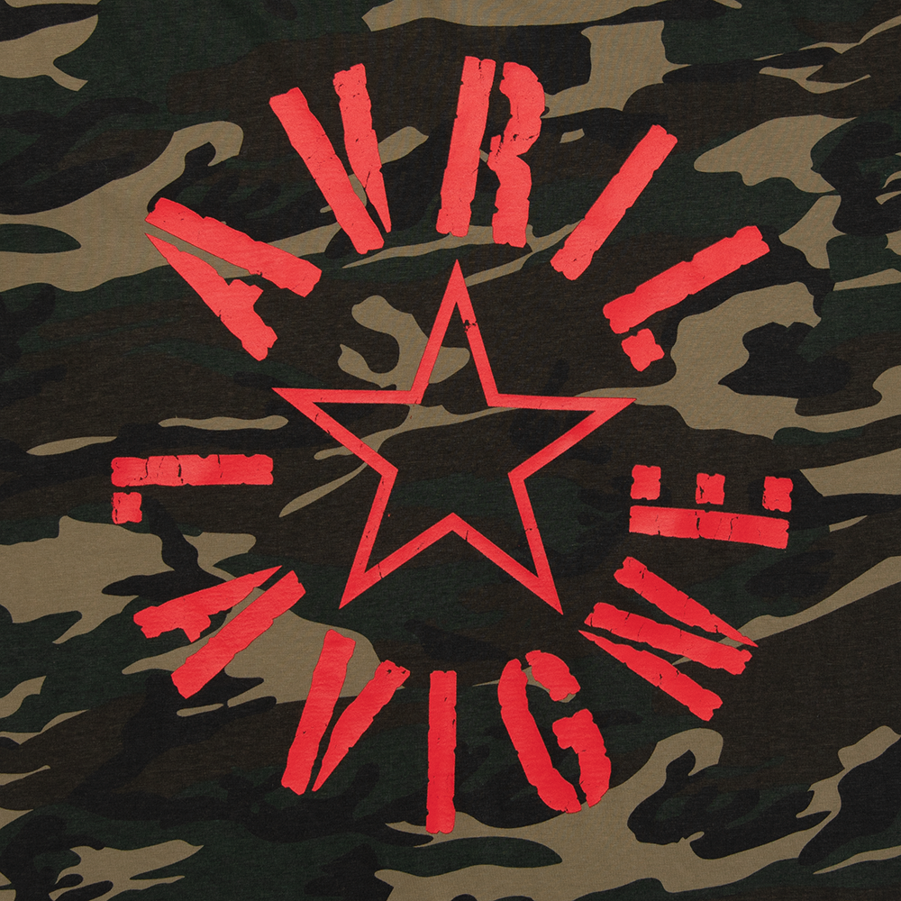 Stencil Camo Tee Detail