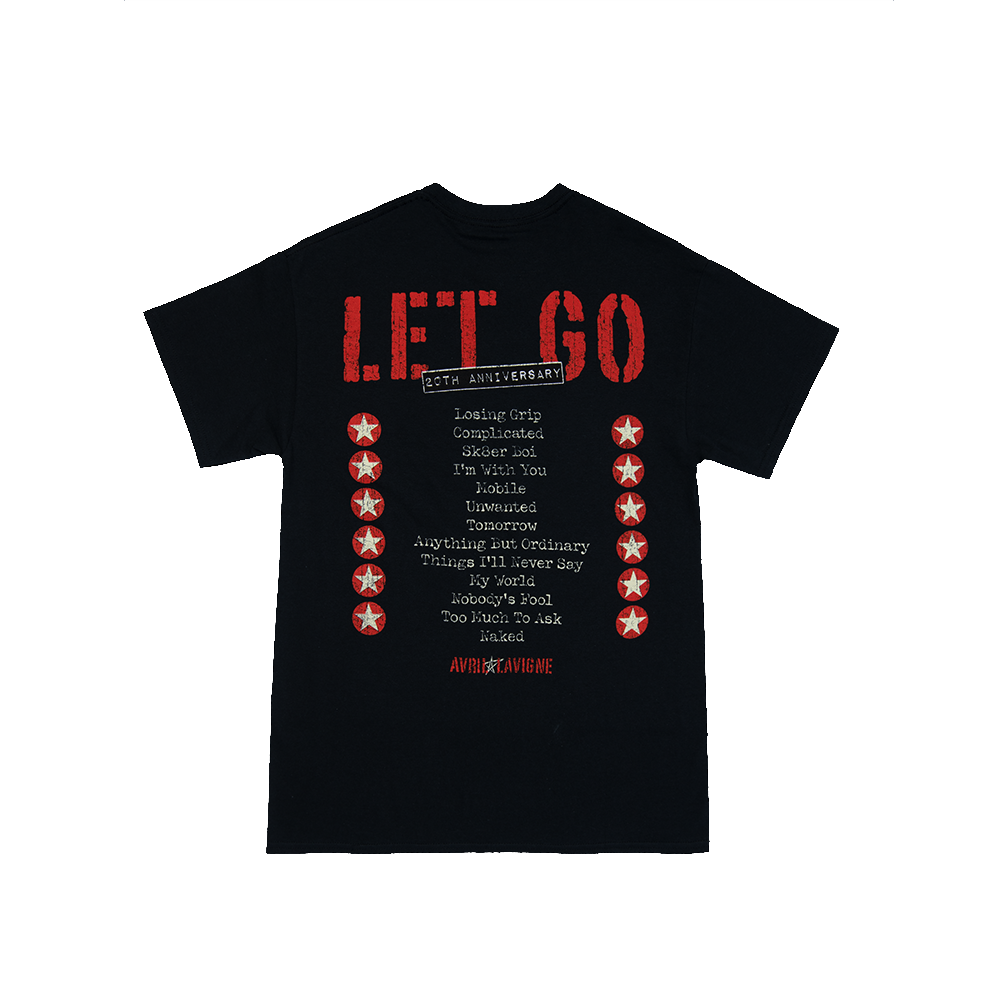AL Tracklist Tee Back