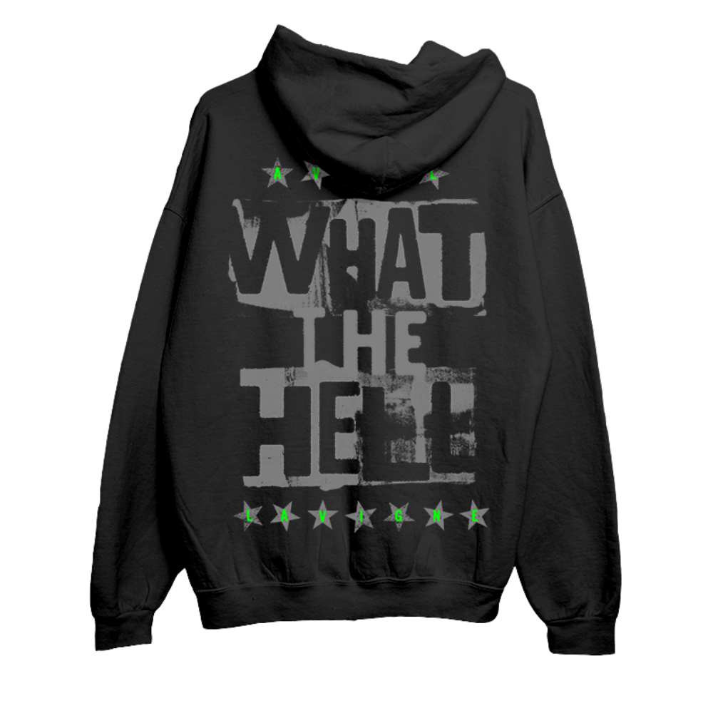 What The Hell Zip Hoodie Back