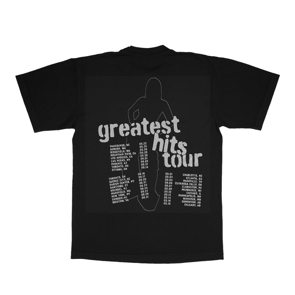 GREATEST HITS ZINE TEE BACK