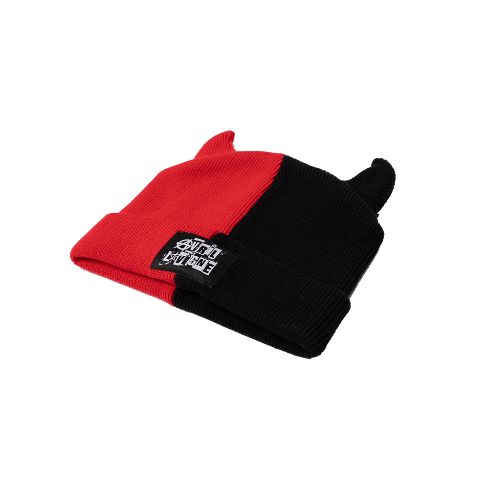 Split Horn Beanie Angle