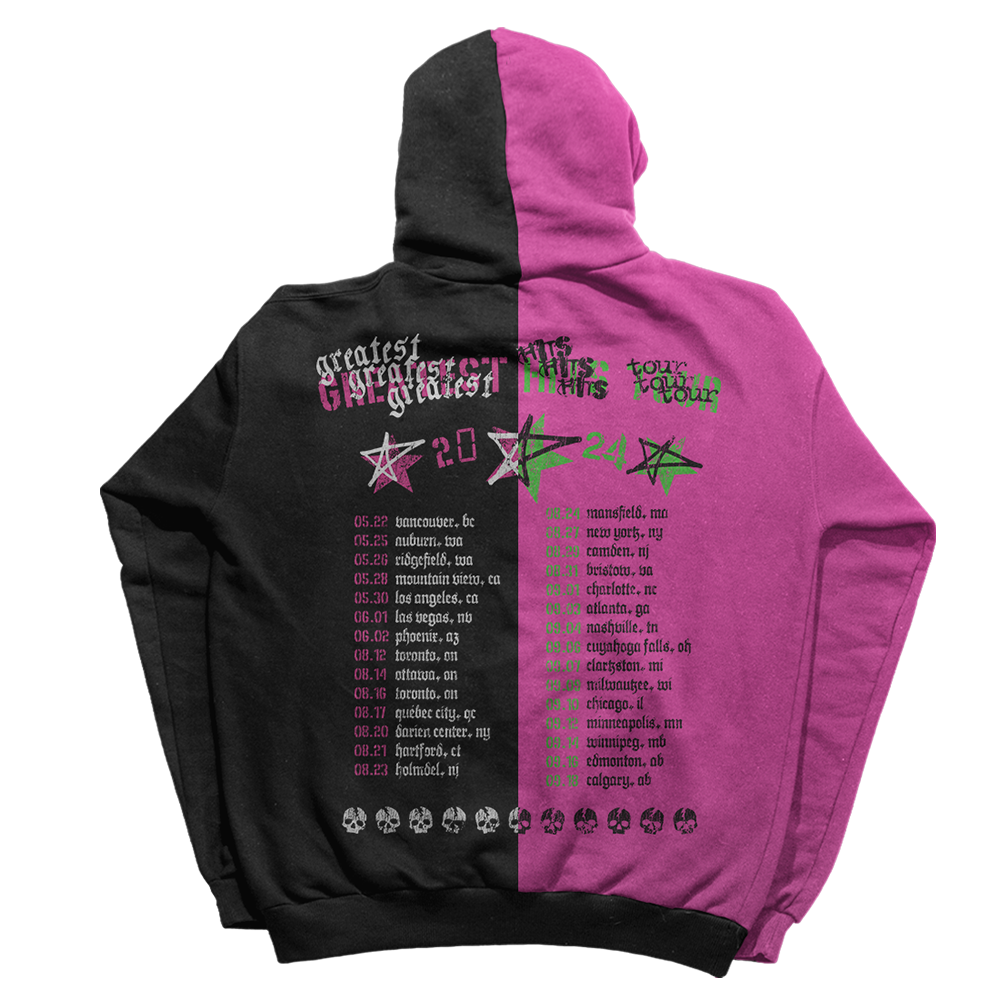 Greatest Hits Tour Split Hoodie Back