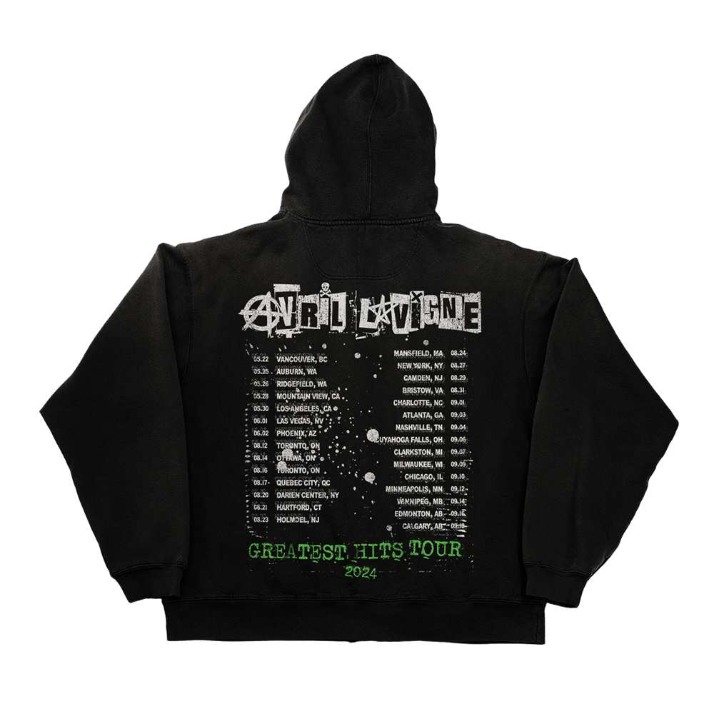 Greatest Hits Tour Zip Up Back