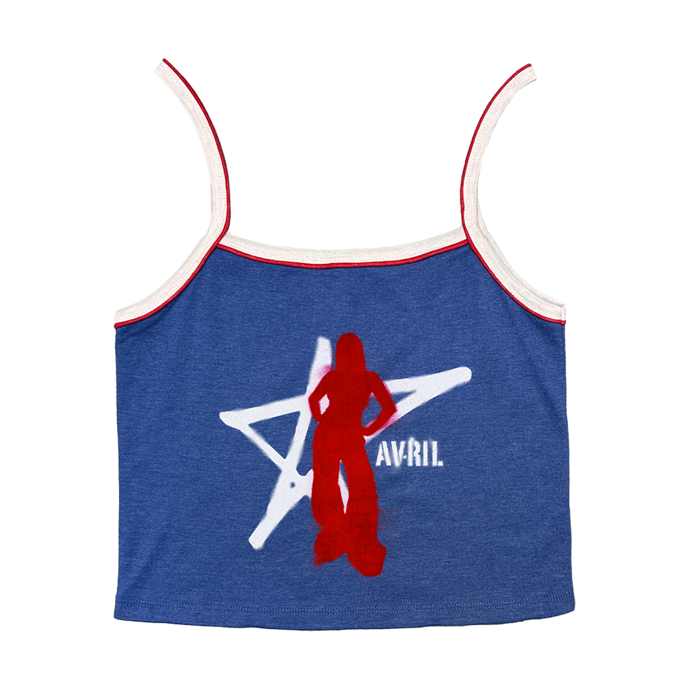 BLUE STAR CROP TANK