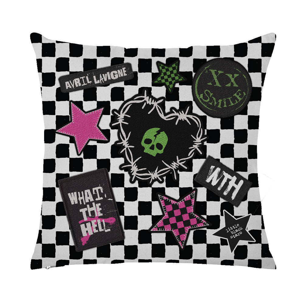 What The Hell Checkered Pillow
