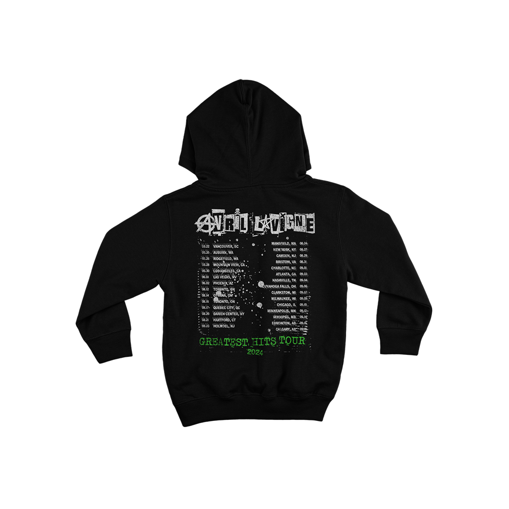 Youth Greatest Hits Tour Sk8er Star Hoodie Back