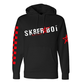 Sk8er Boi Black Hoodie Front