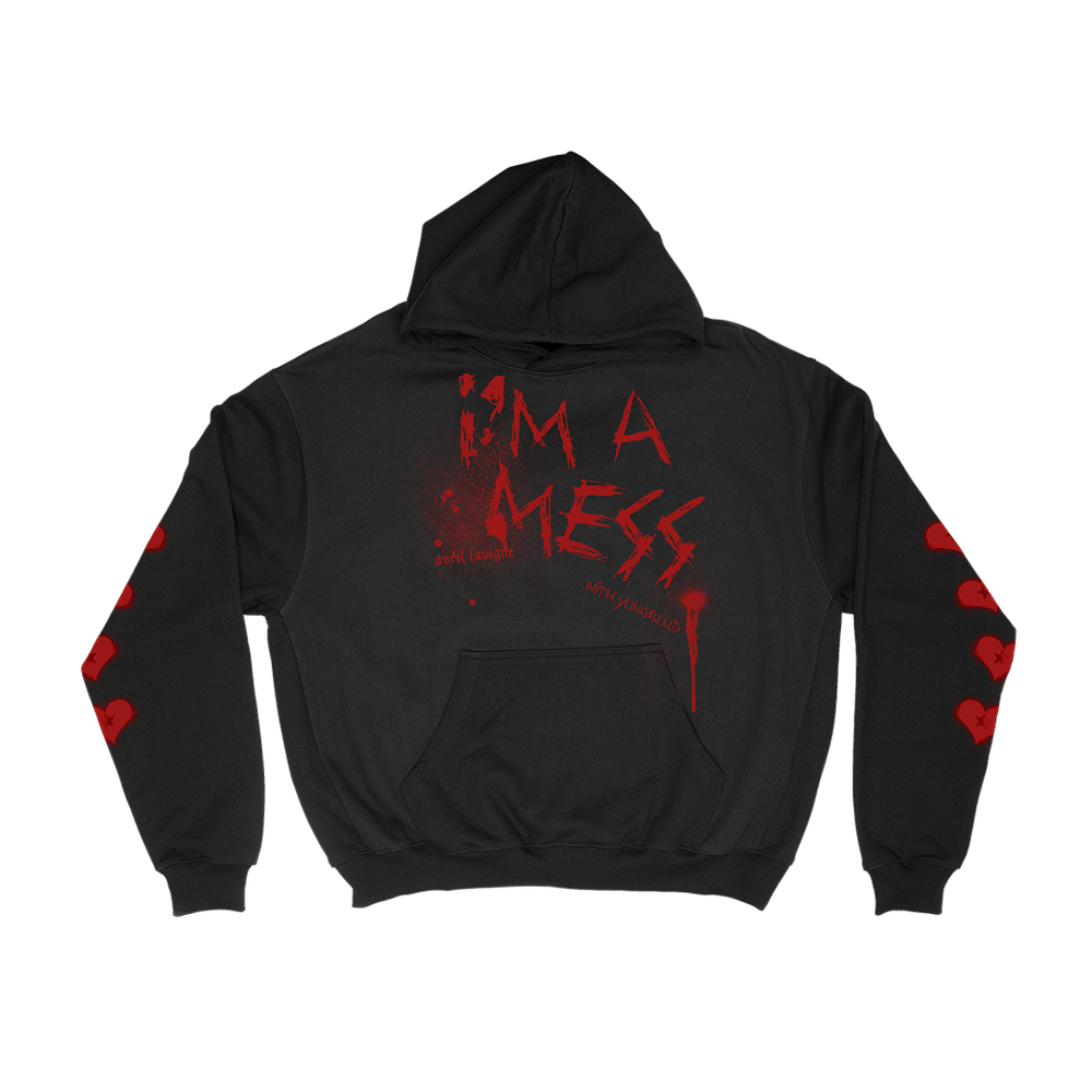I'm A Mess Spray Paint Hoodie