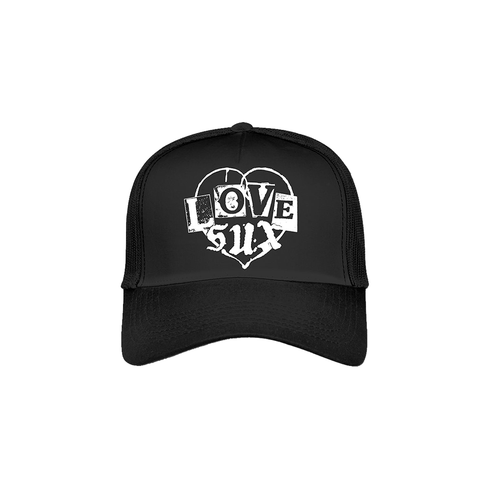 Love Sux Black Trucker Hat